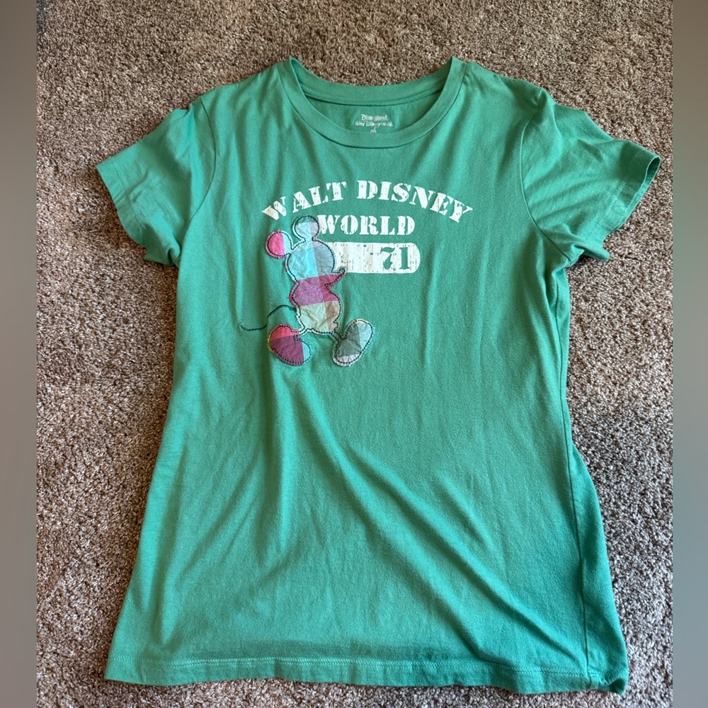 Disney Green Graphic Tee